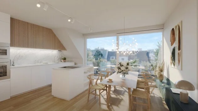 Großzügige Freifläche // 3 Zimmer DG-Wohnung // MG11