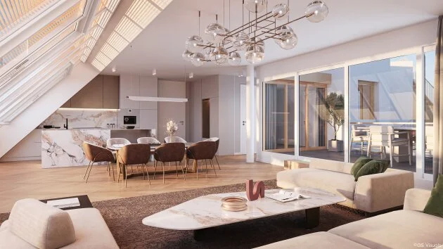 Das Kronjuwel: Exklusives Penthouse mit über 80m² Außenfläche & Dachterrassen-Panorama || Sandleitengasse 68